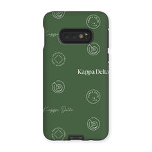 Load image into Gallery viewer, Kappa Delta Step Pattern Tough Phone Case - Dark Olive