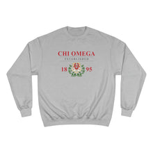 Load image into Gallery viewer, Chi Omega With Crest Champion Sweatshirt