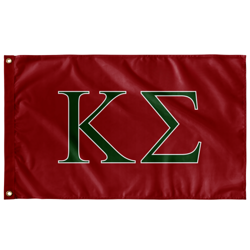 Kappa Sigma Fraternity Flag - Red, Green & White