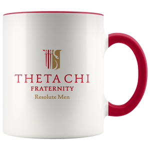 Thet Chi Mug Red - Greek Mugs - Fraternity Gifts - Theta Chi Gifts 