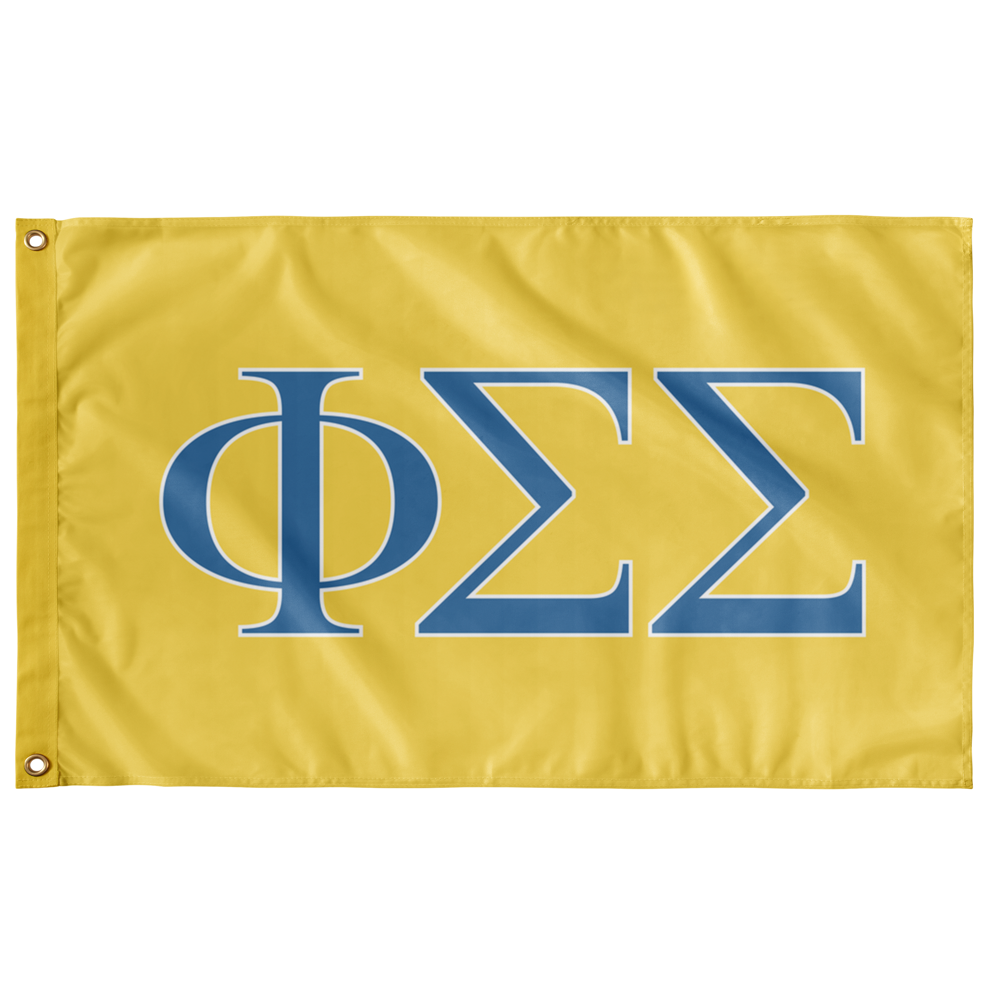 Beta Sigma Beta Fraternity Flag - Royal, Maize & White – DesignerGreek2