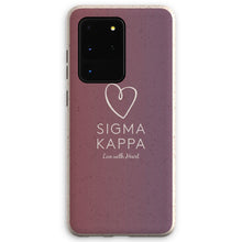 Load image into Gallery viewer, Sigma Kappa Live With Heart Gradient Eco Phone Case
