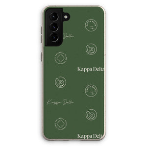 Kappa Delta Step Pattern Eco Phone Case - Dark Olive