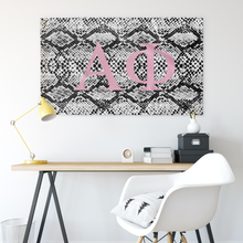 Load image into Gallery viewer, Alpha Phi Snakeskin Flag