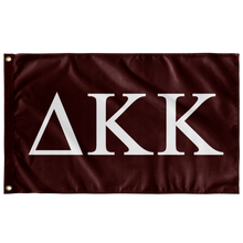 Load image into Gallery viewer, Delta Kappa Kappa Fraternity Flag - Maroon &amp; White