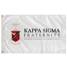 Load image into Gallery viewer, Kappa Sigma Horizontal Logo Fraternity Flag