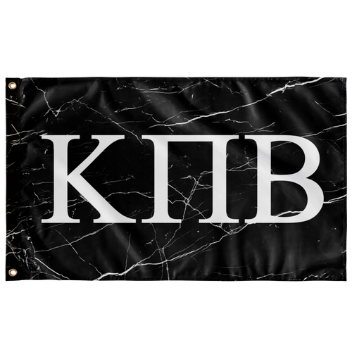 Kappa Pi Beta - Black Marble Flag