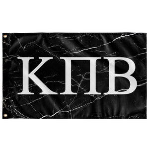 Kappa Pi Beta - Black Marble Flag