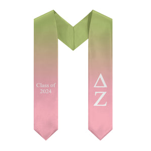 Delta Zeta Gradient Sorority Stole