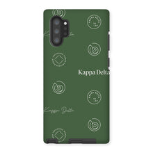 Load image into Gallery viewer, Kappa Delta Step Pattern Tough Phone Case - Dark Olive