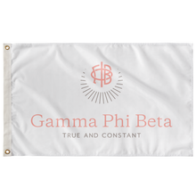 Load image into Gallery viewer, Gamma Phi Beta Sorority Logo Flag