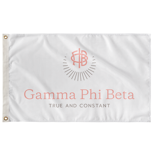 Gamma Phi Beta Sorority Logo Flag