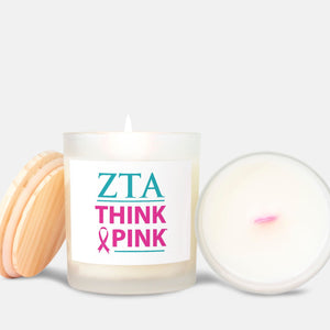Zeta Tau Alpha Think Pink Candle - Limited Edition