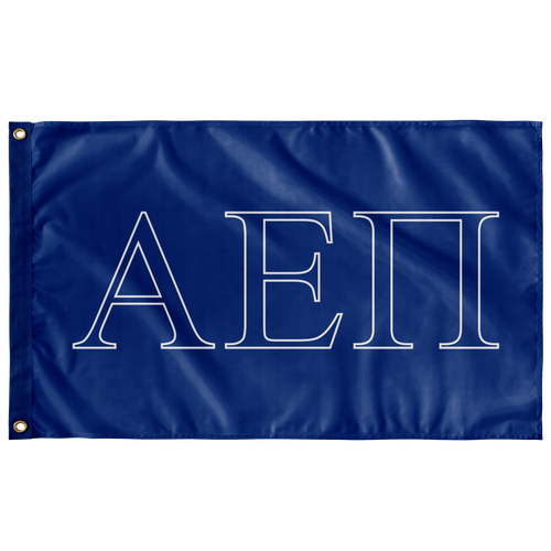 Alpha Epsilon Pi Fraternity Flag - Royal & White