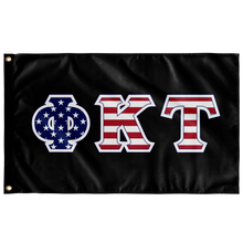 Load image into Gallery viewer, Phi Kappa Tau American Flag - Black