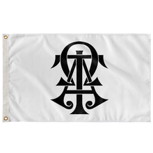 Load image into Gallery viewer, Alpha Tau Omega Links Fraternity Flag - White