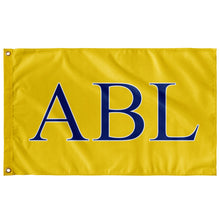 Load image into Gallery viewer, ABL Custom Flag - Maize, Royal &amp; White