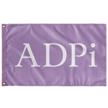 Load image into Gallery viewer, ADPi Sorority Flag Woodland Violet &amp; White