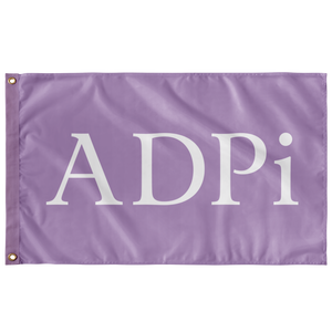 ADPi Sorority Flag Woodland Violet & White