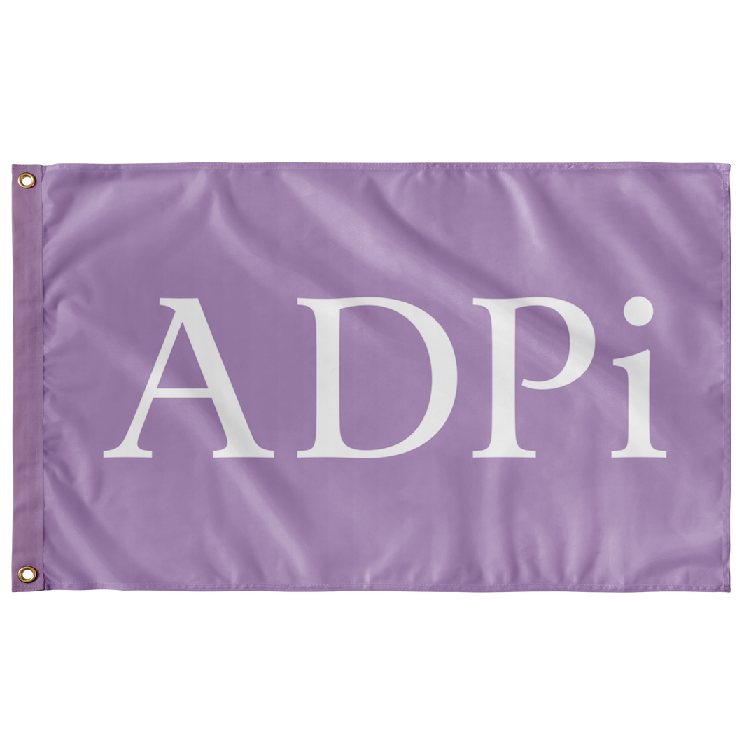 ADPi Sorority Flag Woodland Violet & White