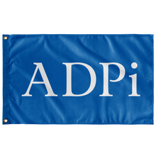 Load image into Gallery viewer, ADPi Sorority Flag - Azure &amp; White