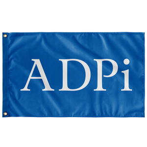 ADPi Sorority Flag - Azure & White