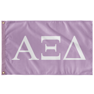 Alpha Xi Delta Sorority Flag - Loyal Lavender & White