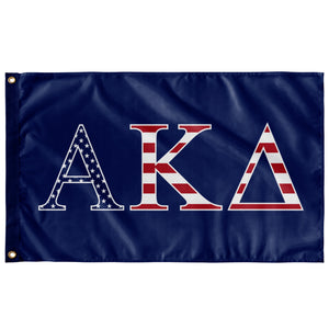 Alpha Kappa Delta USA Flag - Blue