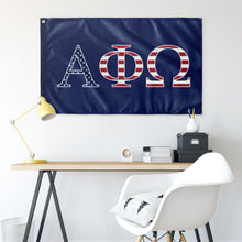 Load image into Gallery viewer, Alpha Phi Omega USA Flag - Blue