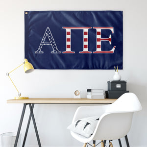 Alpha Pi Epsilon USA Flag - Blue