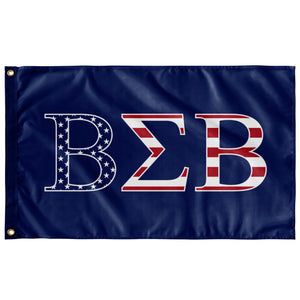 Beta Sigma Beta USA Flag - Blue