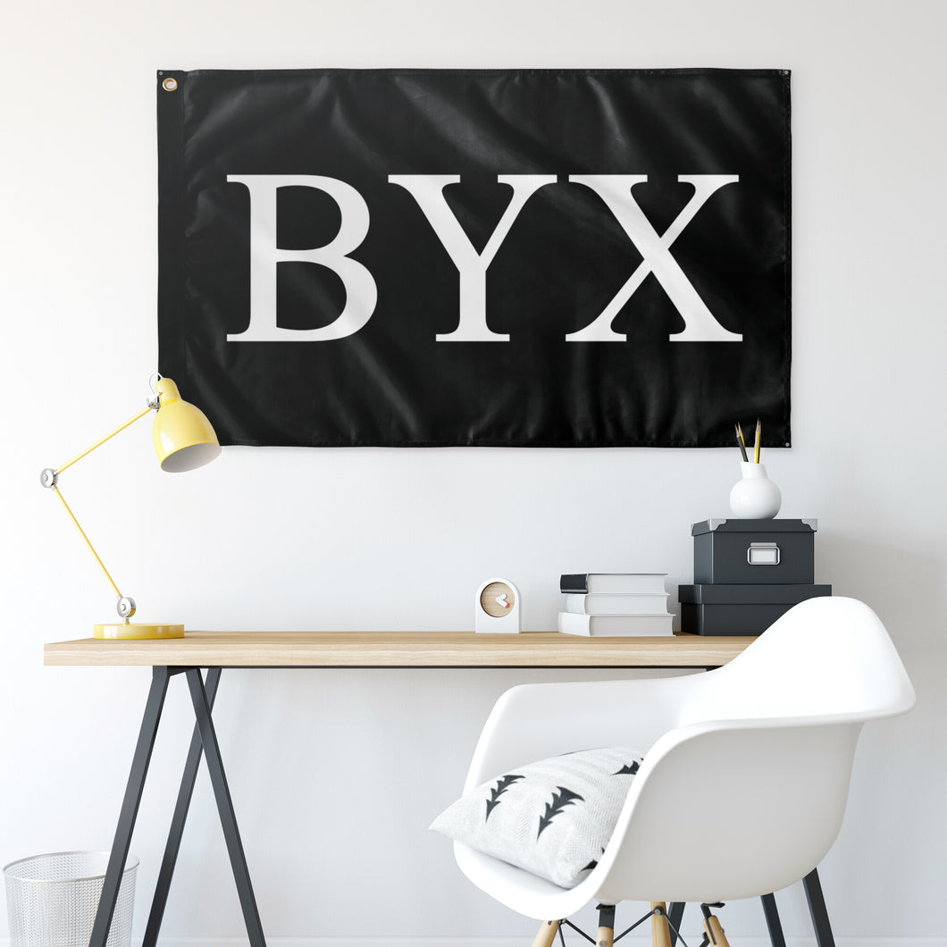 BYX Flag - Black & White