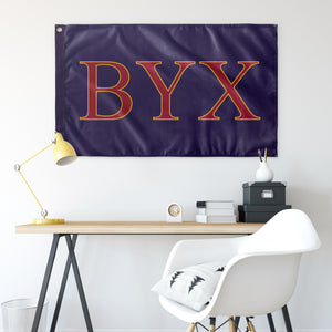 BYX Flag - Purple, Red & Gold