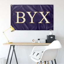 Load image into Gallery viewer, BYX Flag - Purple, White &amp; Gold