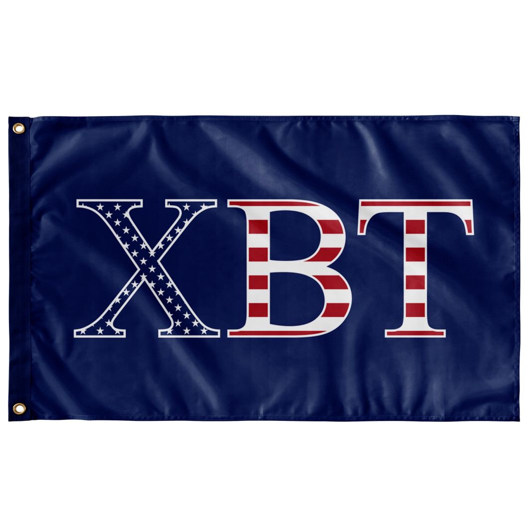 Chi Beta Tau USA Flag - Blue