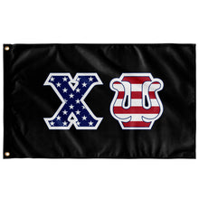 Load image into Gallery viewer, Chi Psi American Flag - Black