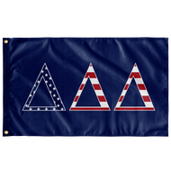Delta Delta Delta USA Flag - Blue