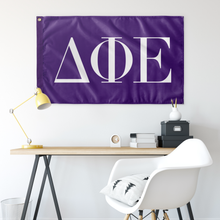 Load image into Gallery viewer, DPhiE Wall Flag - Purple