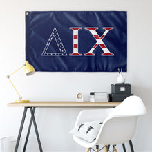 Load image into Gallery viewer, Delta Iota Chi Black USA Flag - Blue