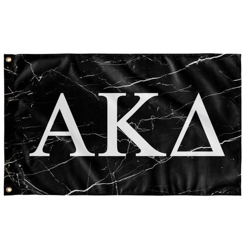 Delta Kappa Alpha Black Marble Flag