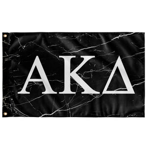 Delta Kappa Alpha Black Marble Flag