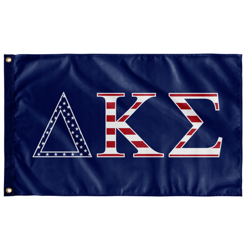 Delta Kappa Sigma USA Flag - Blue