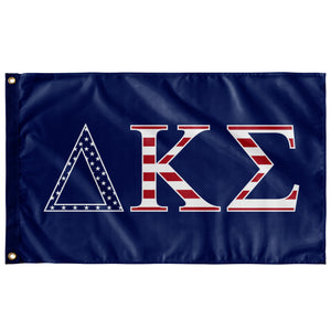 Delta Kappa Sigma USA Flag - Blue