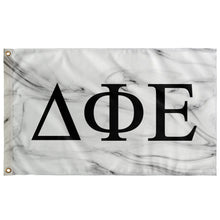 Load image into Gallery viewer, Delta Phi Epsilon White Marble Flag