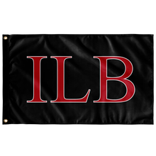 Load image into Gallery viewer, ILB Custom Flag - Black, Red &amp; White