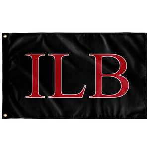 ILB Custom Flag - Black, Red & White