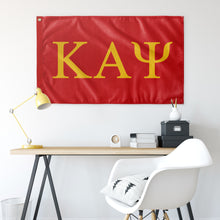 Load image into Gallery viewer, Kappa Alpha Psi Custom Flag - Red &amp; Gold