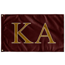 Load image into Gallery viewer, Kappa Alpha Fraternity Flag - Maroon, Old Gold &amp; White