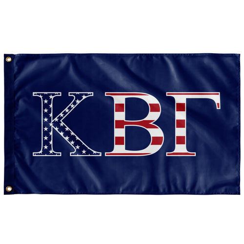 Kappa Beta Gamma USA Flag - Blue