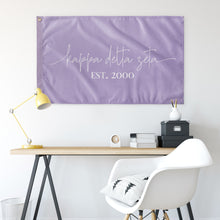 Load image into Gallery viewer, Kappa Delta Zeta Sorority Script Flag